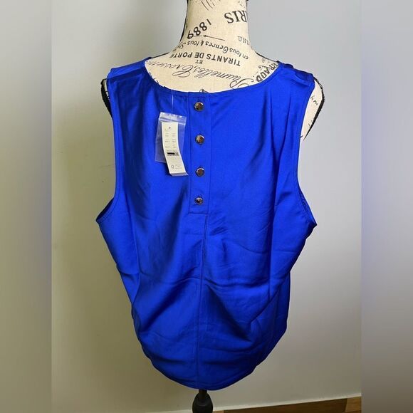 J. Crew Sleeveless shell top in everyday crepe NWT Size XXL - Picture 2 of 9